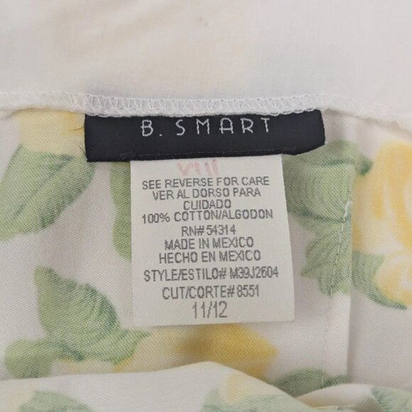 B. Smart Fit & Flare Dress Yellow Rose Sz 11/12 Sleeveless Scoop Neck Scalloped - Picture 7 of 12